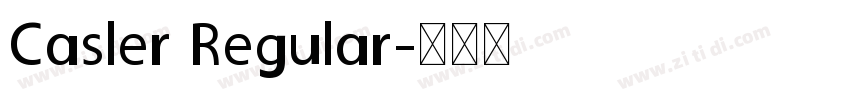 Casler Regular字体转换
